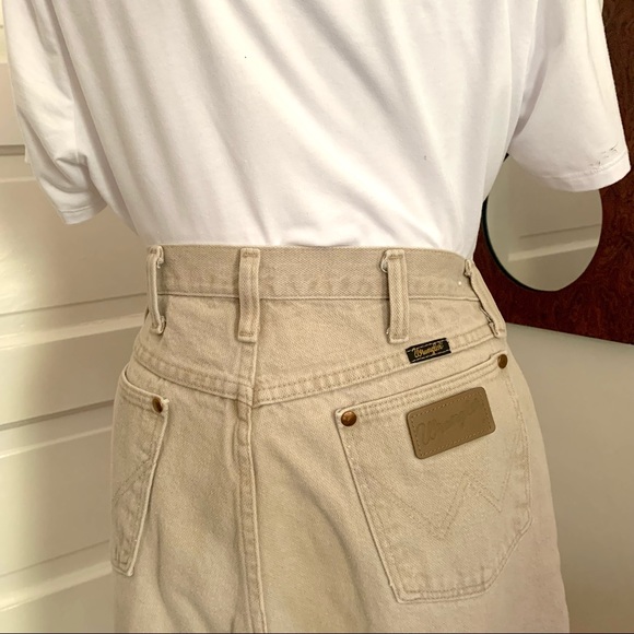 Vintage Beige Wrangler Denim - Picture 1 of 9